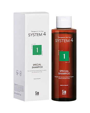 Sim Sensitive System 4 - Терапевтический шампунь №1 для нормальной и жирной кожи головы 250 мл - hairs-russia.ru
